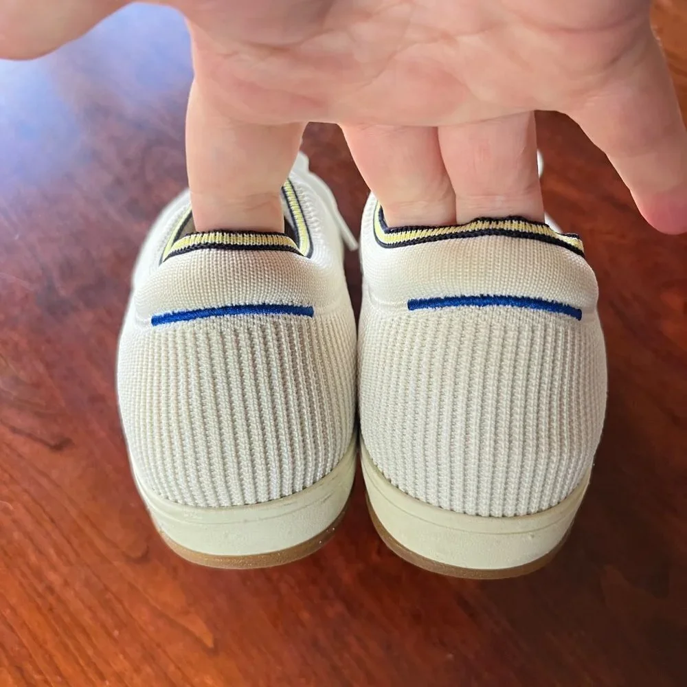 Rothy's The‎ Lace Up - Off White Sneakers. Size 10